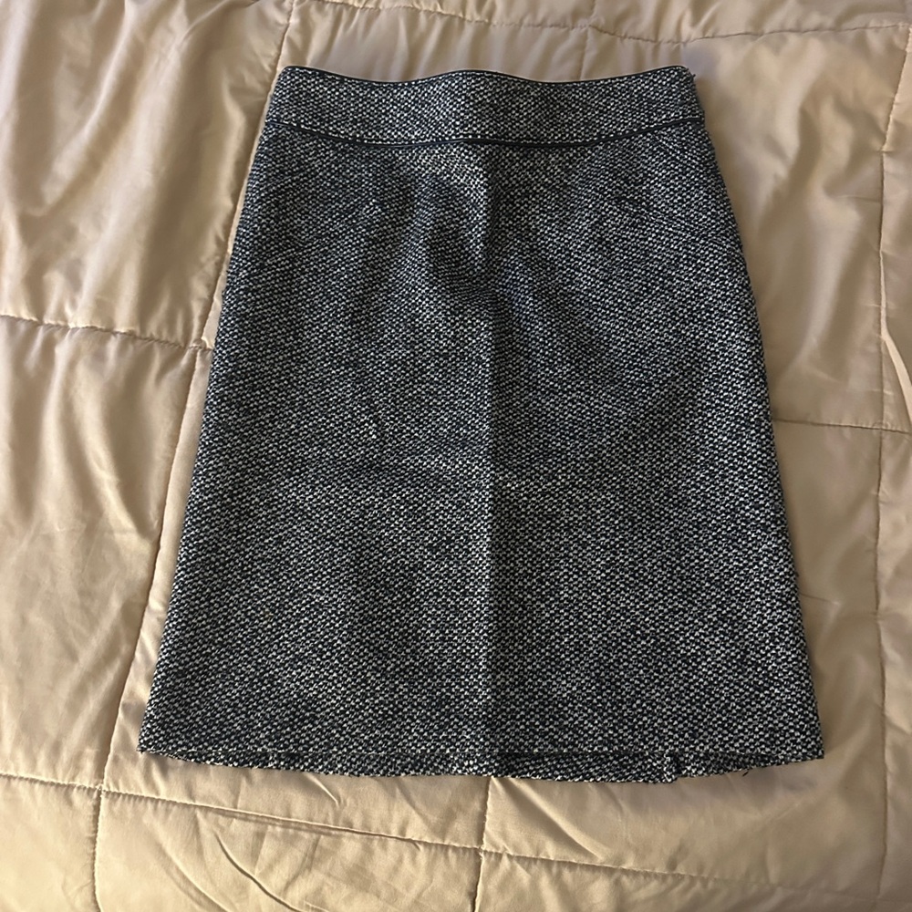 Zara Gray Knee-Length Pencil Skirt for Work